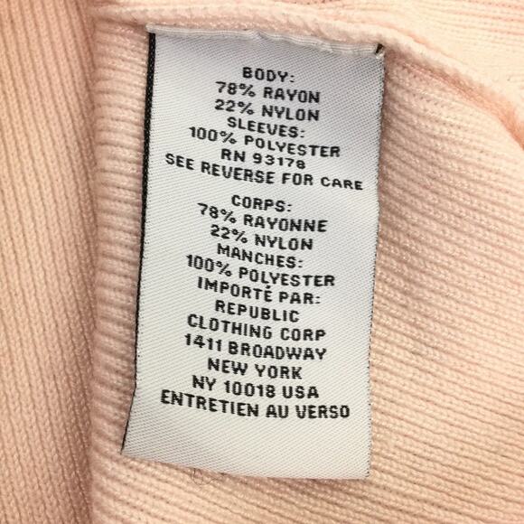 Carmen Marc Valvo Square Neck Sheer Sleeve Lightweight Ribbed Knit Pullover M - Picture 7 of 12